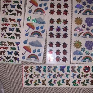 Lot of 4 vintage Sandylion stickers plus bonus